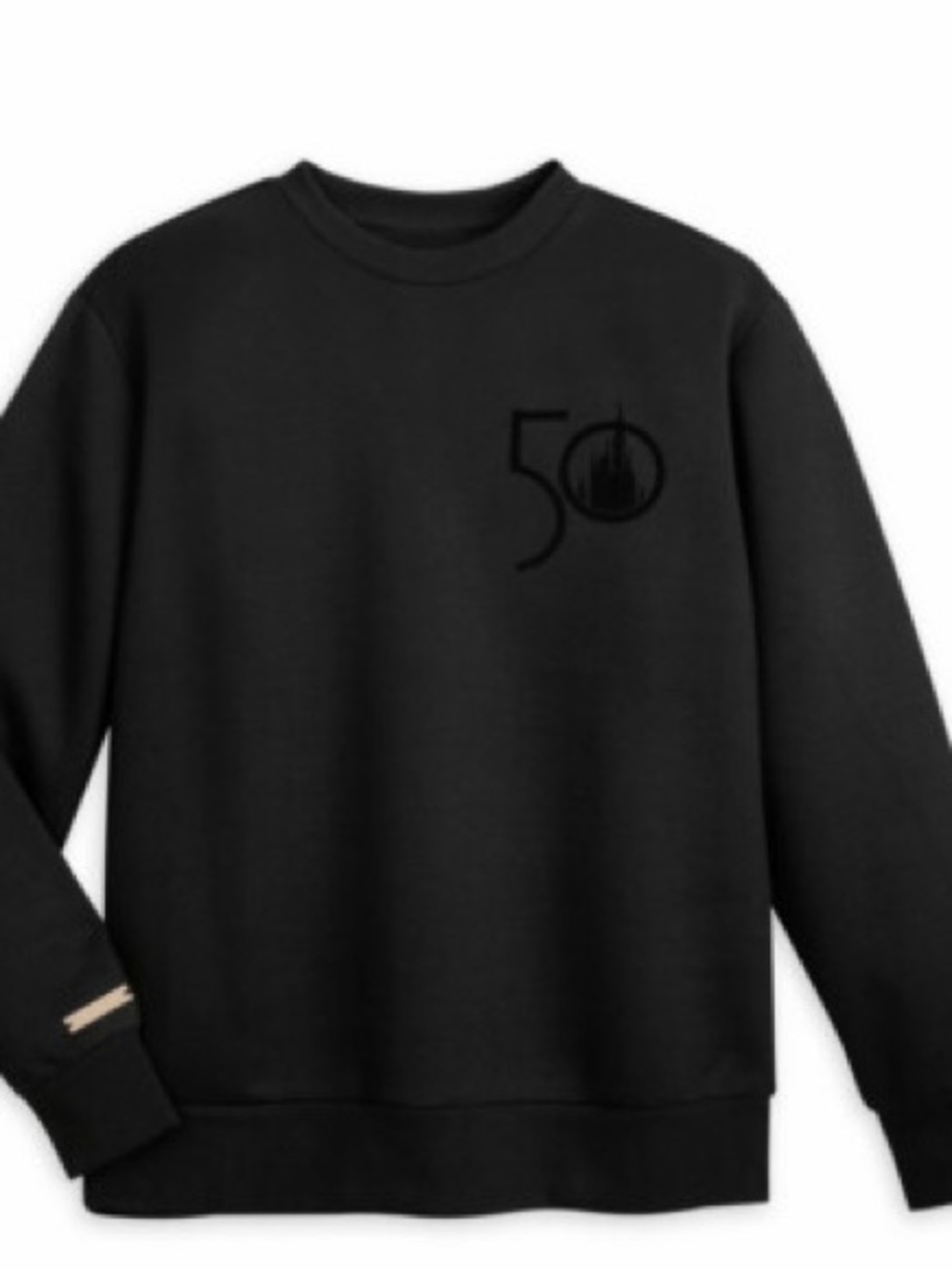 Disney 50th Anniversary Black Sweatshirt Walt Disney World Size M